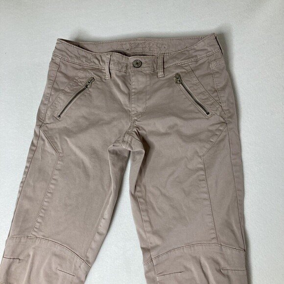 American Eagle Jegging Pants‎ Womens Size 6 Pink Dusty Pin Stretch Cotton Blend - Picture 3 of 4